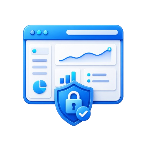 Secure client dashboard